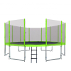 Trampolina ogrodowa SkyRamiz 487cm 16FT dla dzieci Zielony + Akcesoria