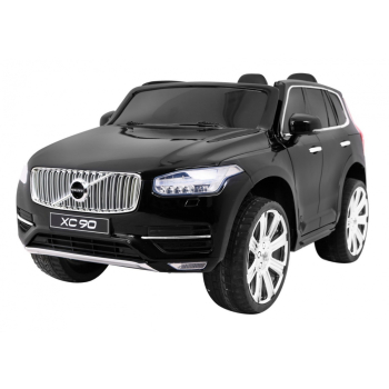 Volvo XC90 - SUV - na akumulator dla dzieci Lakier Czarny + Pilot + Bagażnik