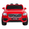 Volvo XC90 - SUV na akumulator dla dzieci Czerwony + Pilot + Bagażnik