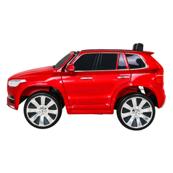 Volvo XC90 - SUV na akumulator dla dzieci Lakier Czerwony + Pilot + Bagażnik