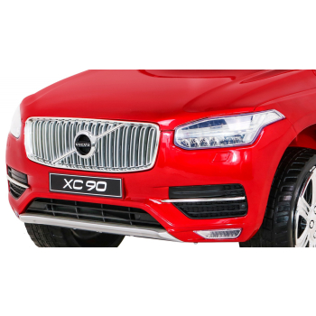 Volvo XC90 - SUV na akumulator dla dzieci Lakier Czerwony + Pilot + Bagażnik