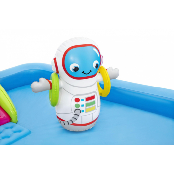 Wodny Plac zabaw Mały Astronauta 288x206x84 BESTWAY 5w1 + Zjeżdżalnia + Obręcze