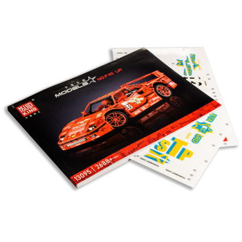 Zestaw Klocków Autko Sportowe 2688el. Czerwone