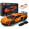 Zestaw Klocków Auto Sportowe RC 1488el. Pomarańczowe