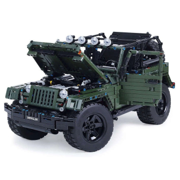Zestaw Klocków Auto Terenowe, off-road 2078el. Zielone