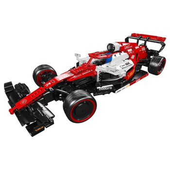 Zestaw Klocków Bolid, formuła 1 - 1185el. Czerwony