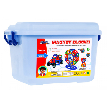 Zestaw Klocków Magnetycznych 117el