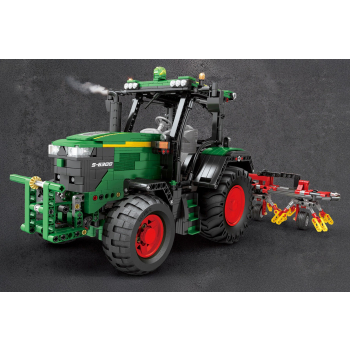 Zestaw Klocków Traktor Zielony + Akcesoria 1828el.