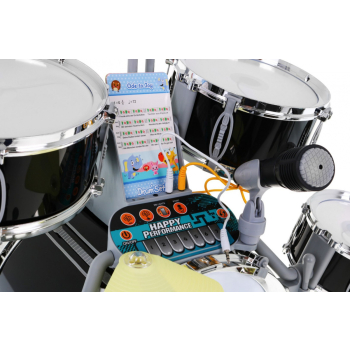 Zestaw muzyczny Perkusja + Keyboard + Mikrofon dla dzieci 3+ Podświetlane bębny